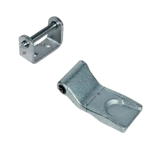 Accesorios y rueda para contenedor industrial